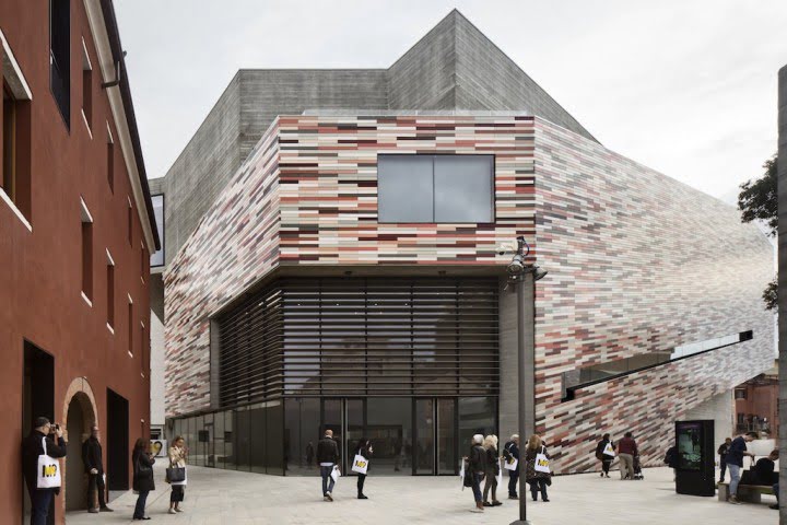 The angular exterior of the M9 museum in Mestre.