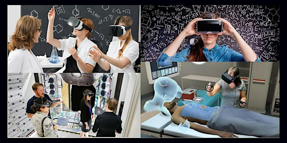 Official event artwork illustrating XR in education and training